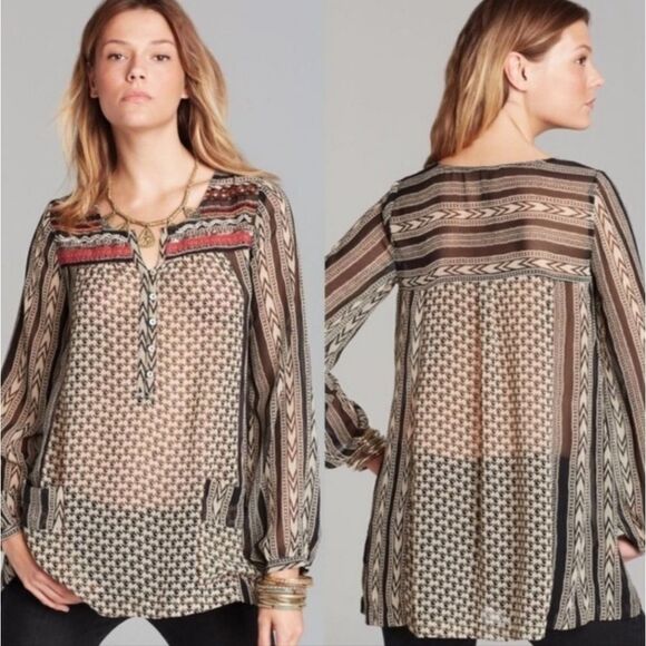 Free People Tops - Free People Feather in the Wind Tunic size Small